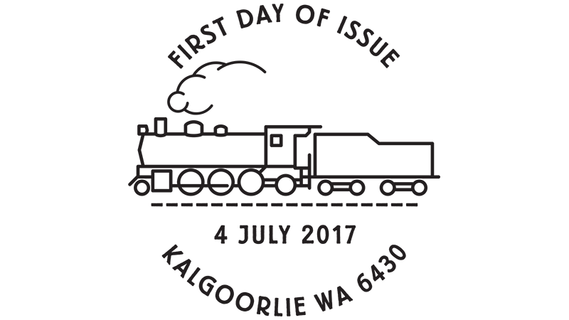 Trans-Australian Railway postmark Trans-Australian Railway: 1917-2017