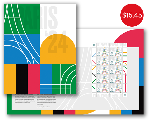Path to Paris: Paris 2024 Olympic Games Sheetlet pack