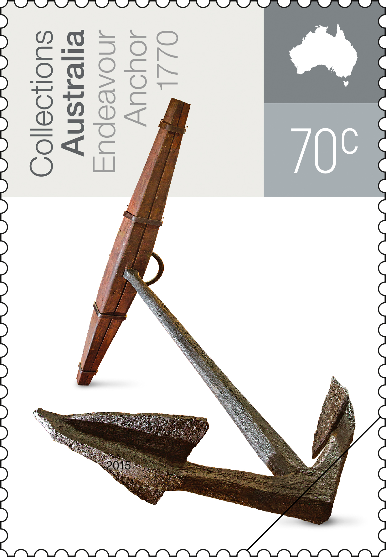 Totaliser_Stamp_400 70c Endeavour anchor