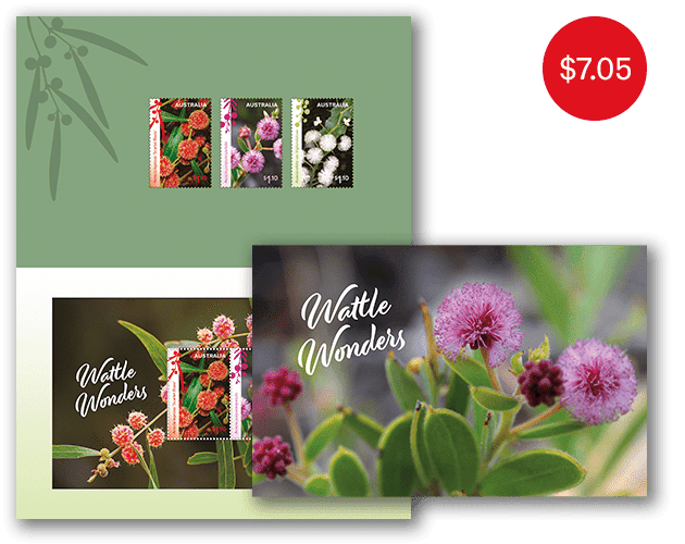 Wattle Wonders Stamp Pack