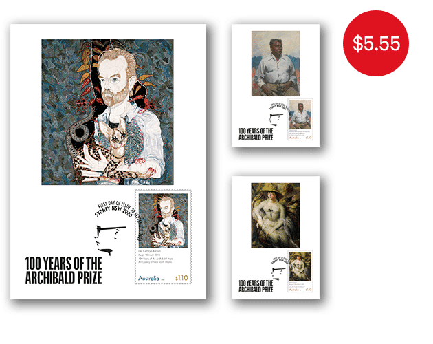 Set of 100 Years of the Archibald Prize Maxicards Set of 100 Years of the Archibald Prize Maxicards