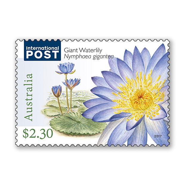 $2.30 Giant Waterlily stamp