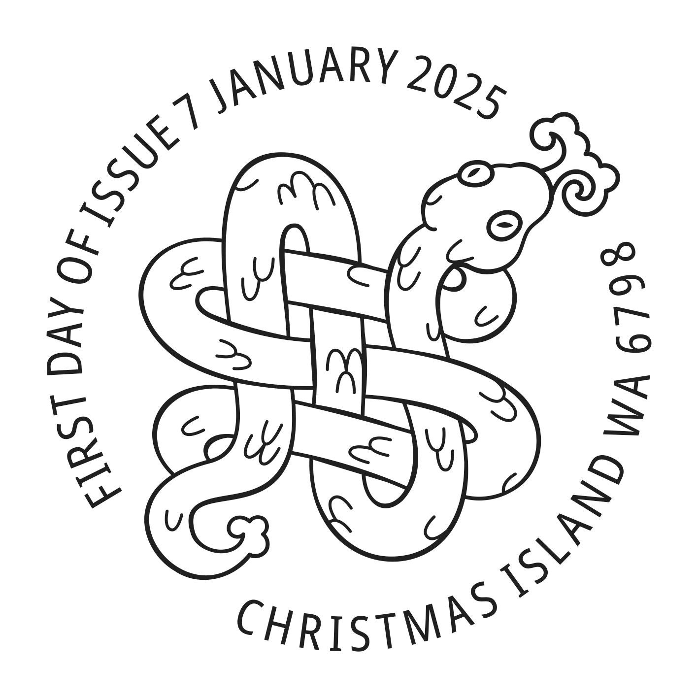 2025_LNY_Snake_Postmark_28mm