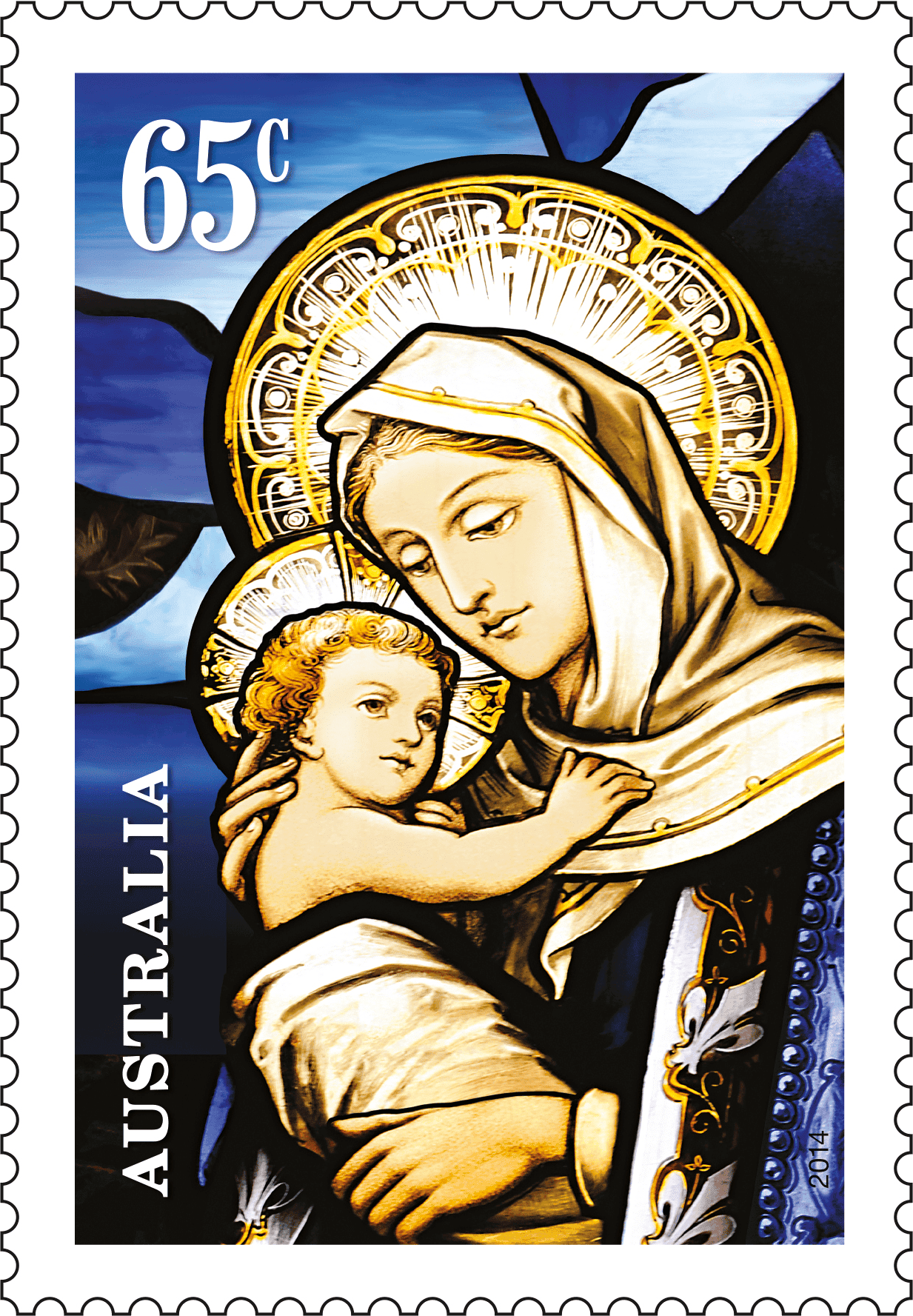 65c Virgin and Child
