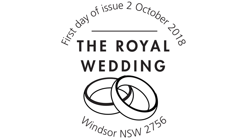 The Royal Wedding postmark