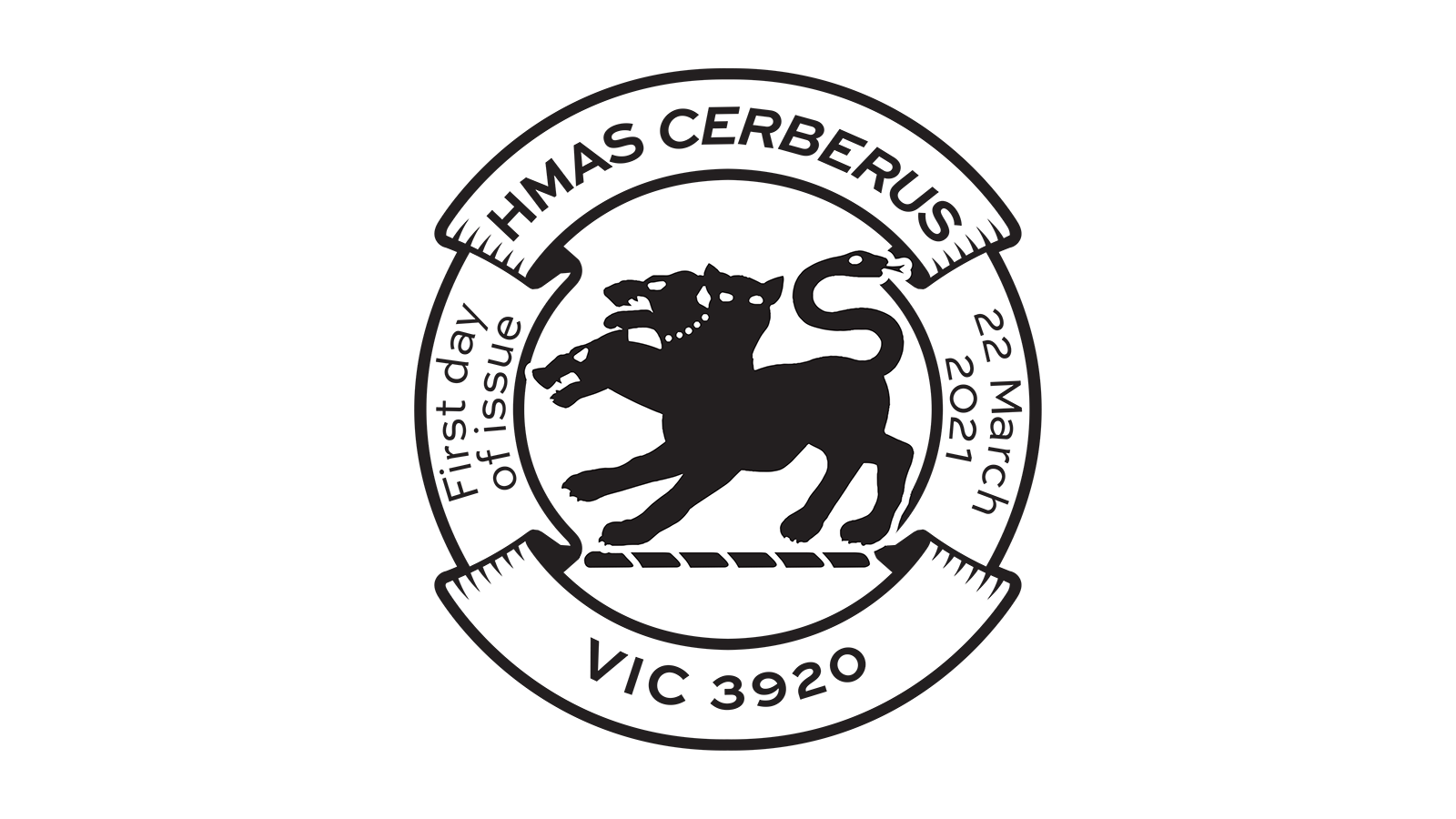 2444_HMVS_Cerberus_POSTMARK HMVS Cerberus: 150 Years