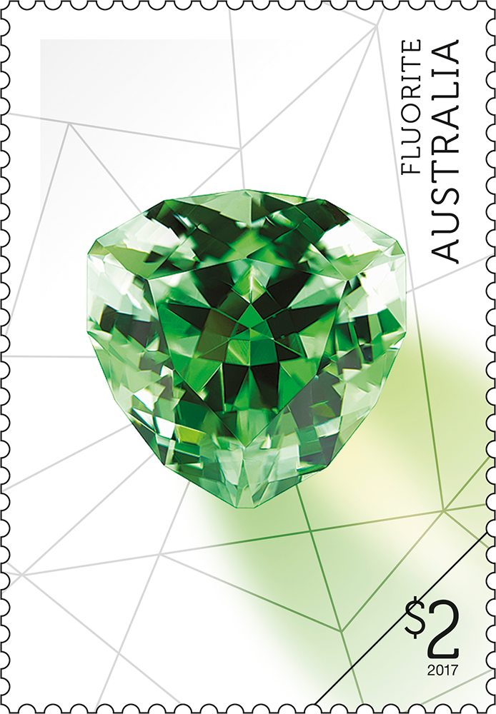 Fluorite stamp