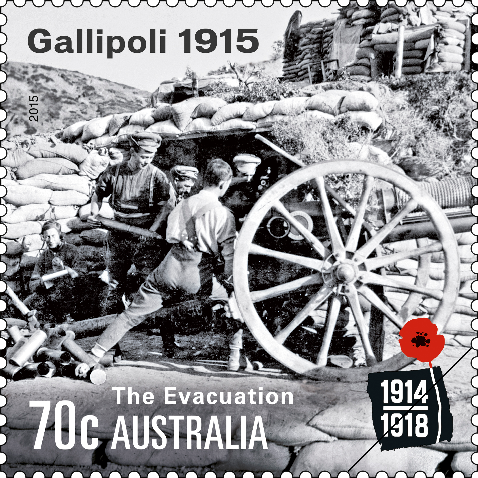 Gallipolli_Simpson_Gum_4_400 70c  The Evacuation