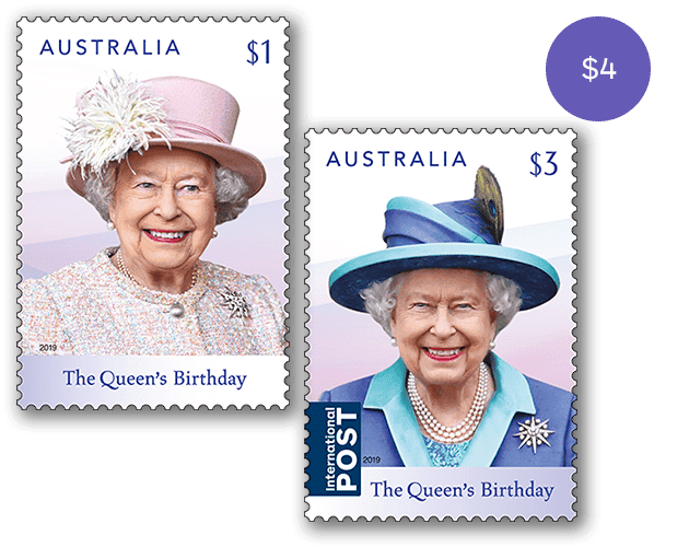 The Queen's Birthday 2019 set of stamps