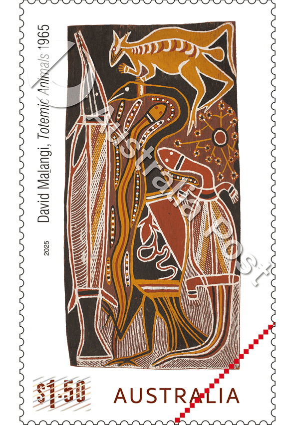 David Malangi, Totemic animals 1965