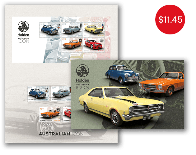 Holden: Australian Icon Stamp Pack