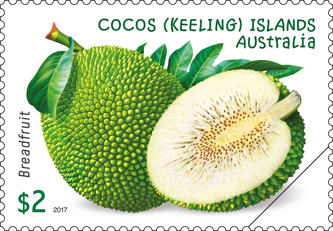 Garden Fruits of Cocos Breadfruit stamp $2 Breadfruit