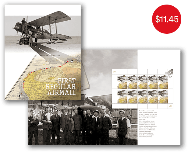 Stamp Pack - First Regular Airmail First Regular Airmail Sheetlet Pack