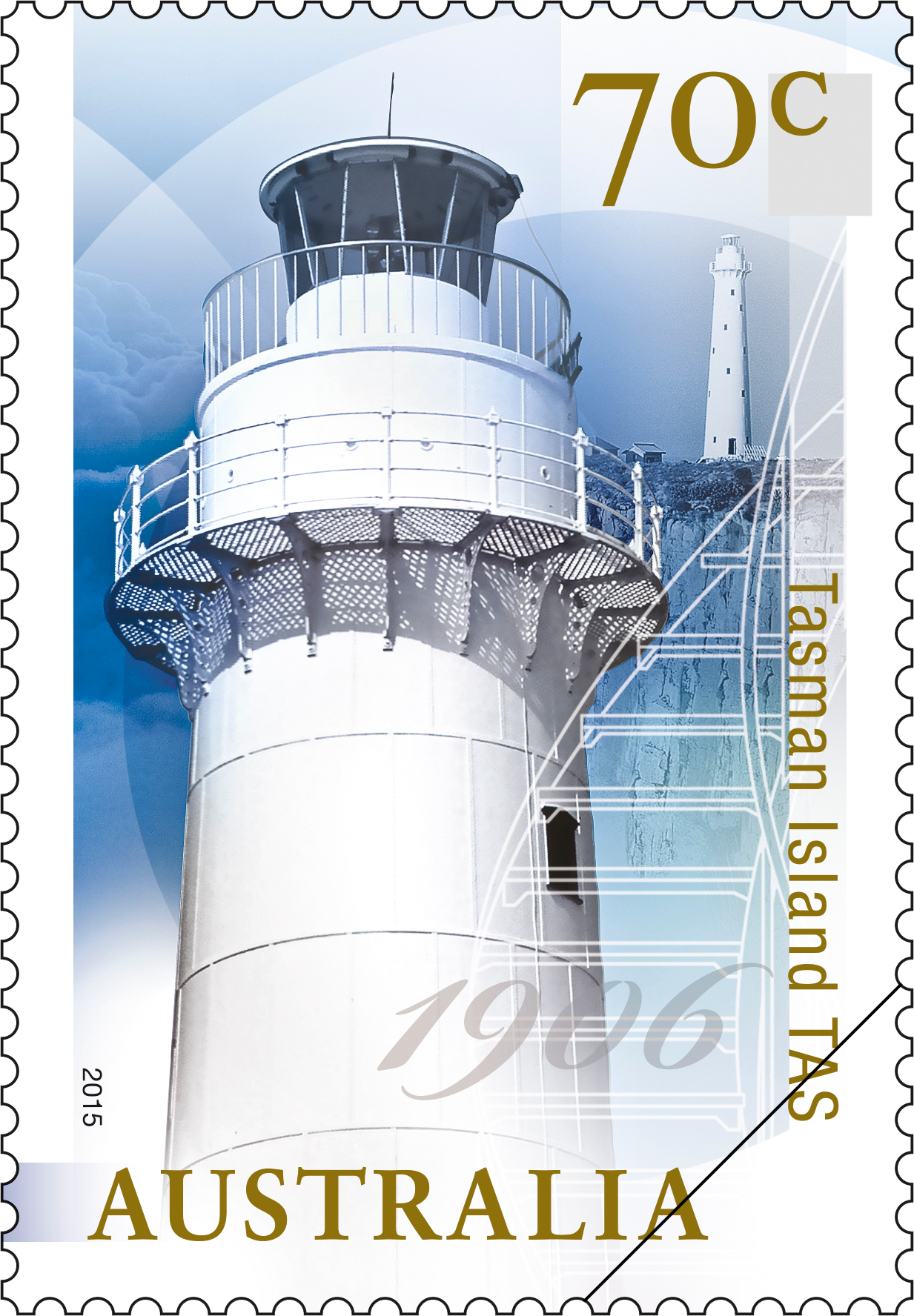 Tasman_Island_Stamp_400 70c Tasman Island TAS
