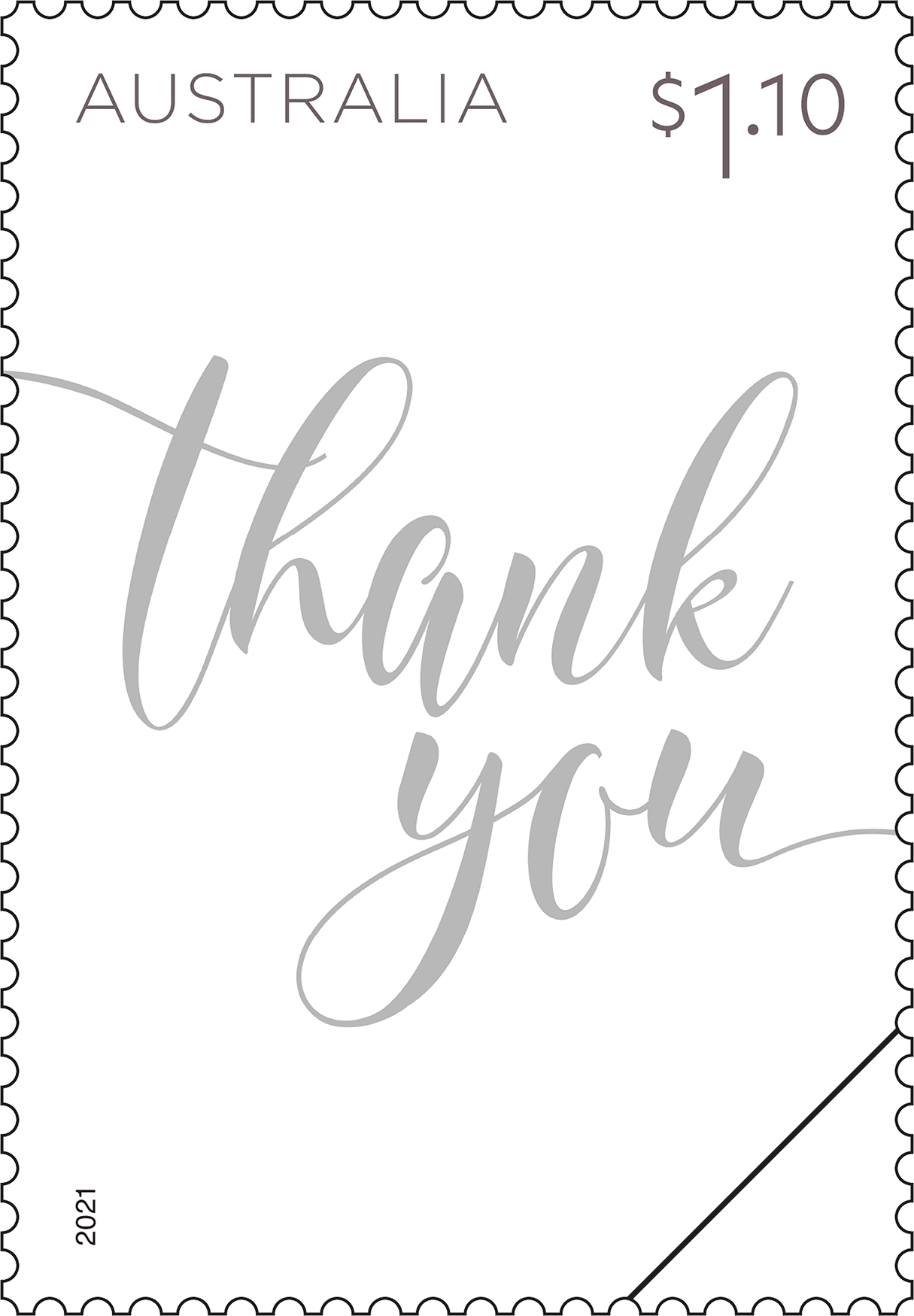 Special_Occasions_2021_stamp_05_400 $1.10 Thank You