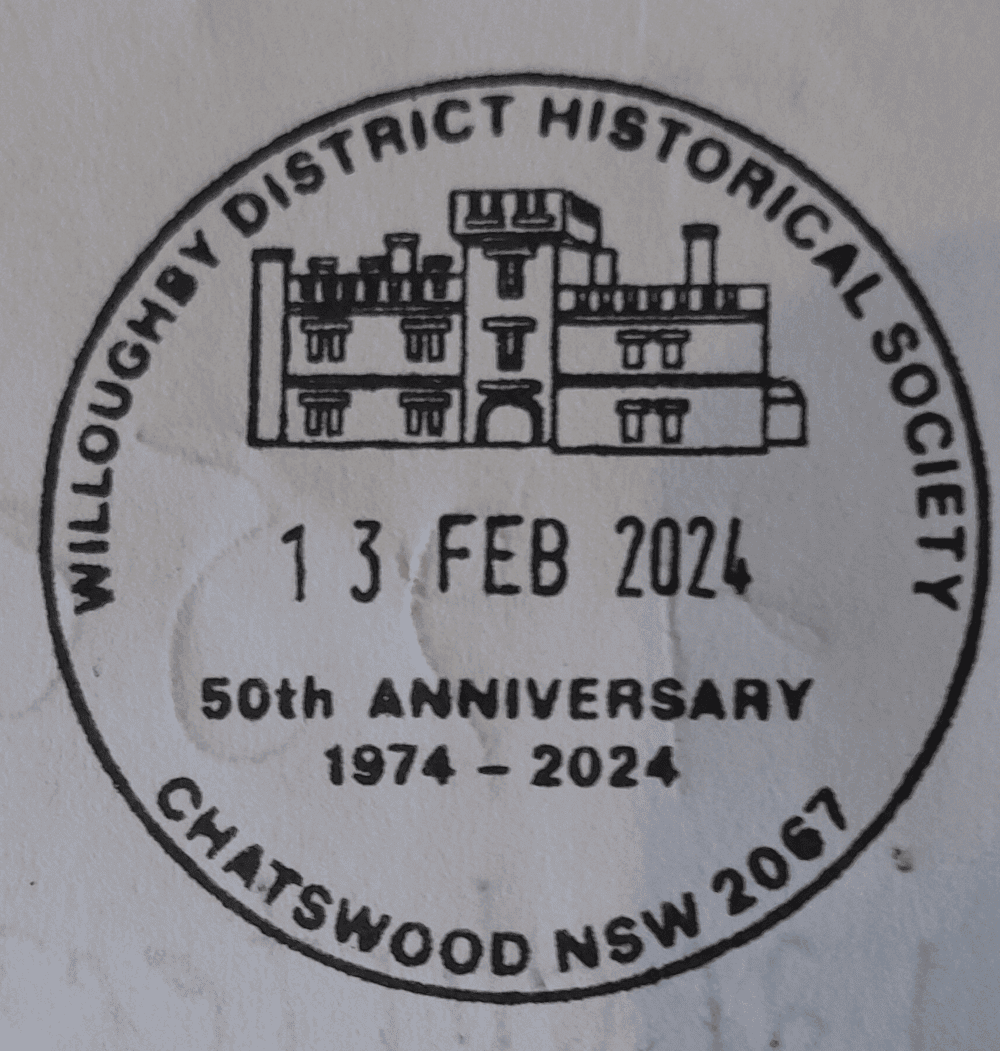 Chatswood 50th anniversary postmark