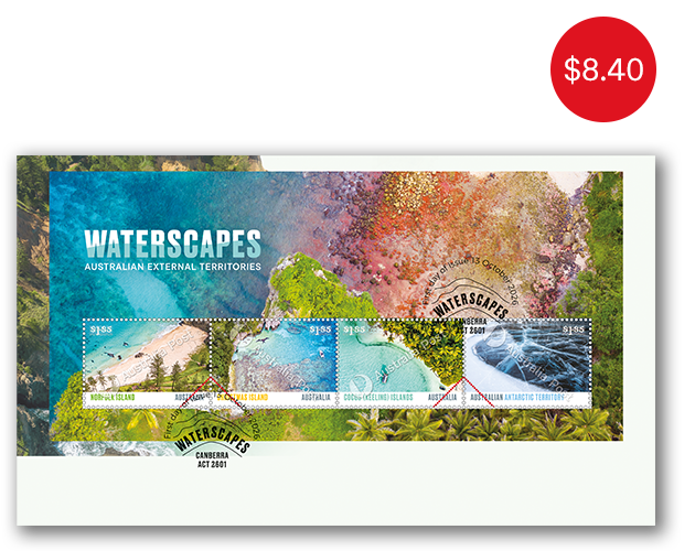 First Day Cover (minisheet) RRP: $8.40