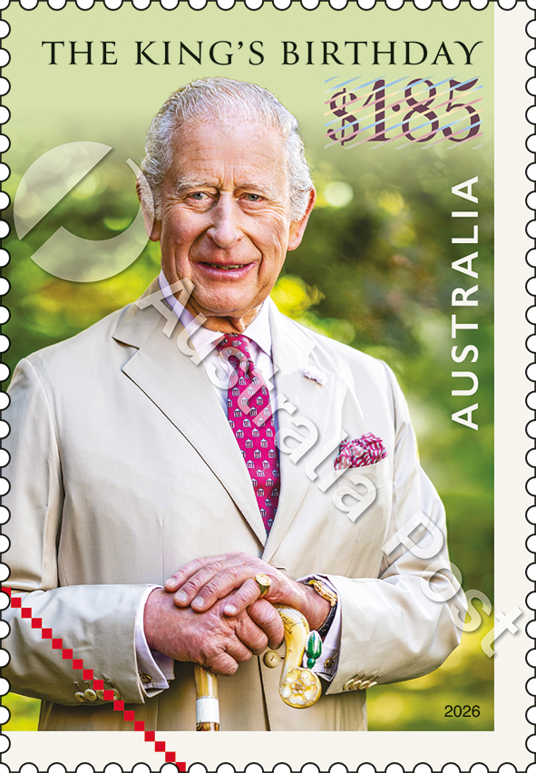 $1.85 King Charles at Highgrove stamp