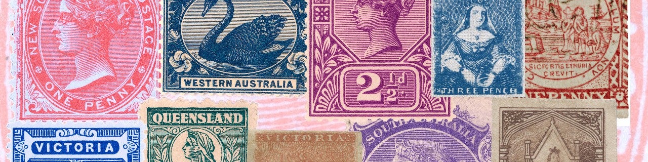 19th century Australian stamps