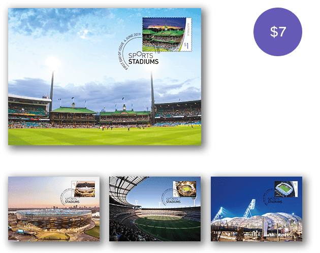 Sports Stadiums maxicard set Sports Stadiums maxicard set