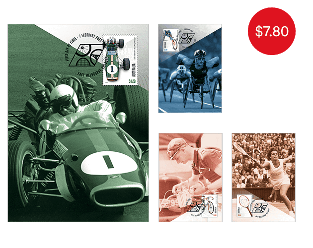 Set of Sporting Treasures Maxicards