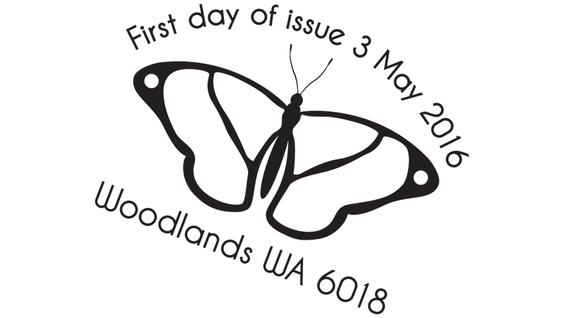 Beautiful Butterflies postmark Beautiful Butterflies