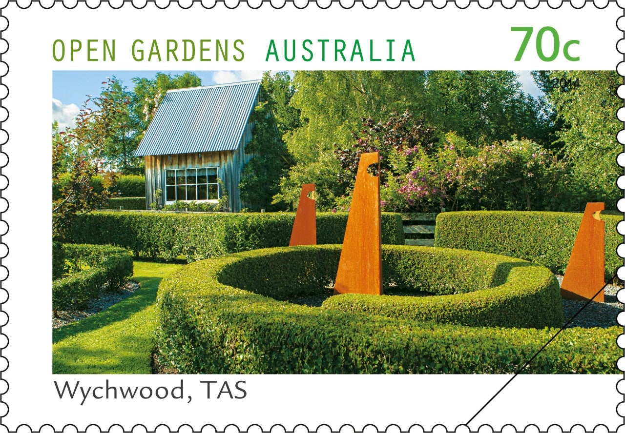 OpenGardens_Stamp04_400 70c Wychwood, Tasmania