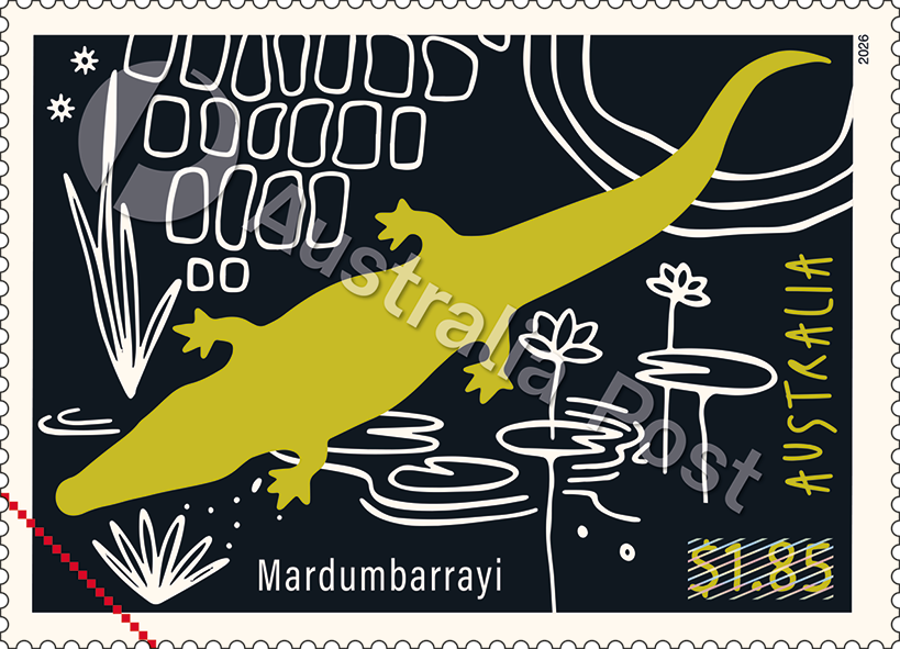 $1.85 Mardumbarrayi (Saltwater Crocodile) stamp