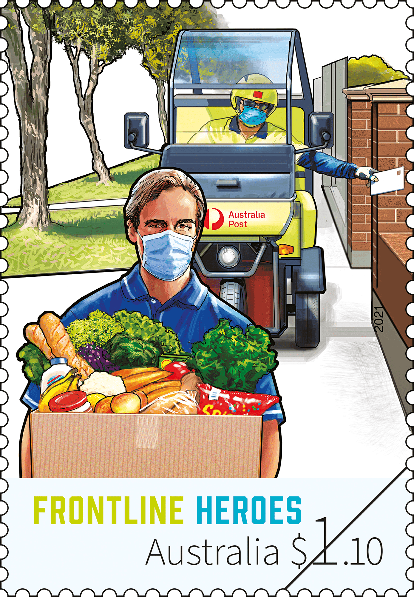 $1.10 Postal and delivery services $1.10 Postal and delivery services