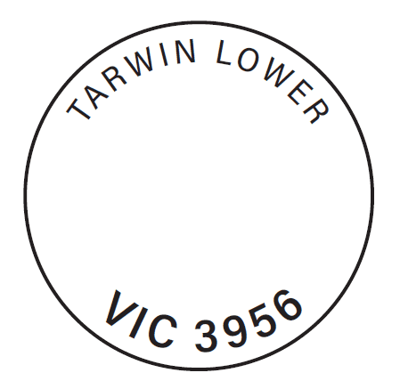 Tarwin Lower postmark