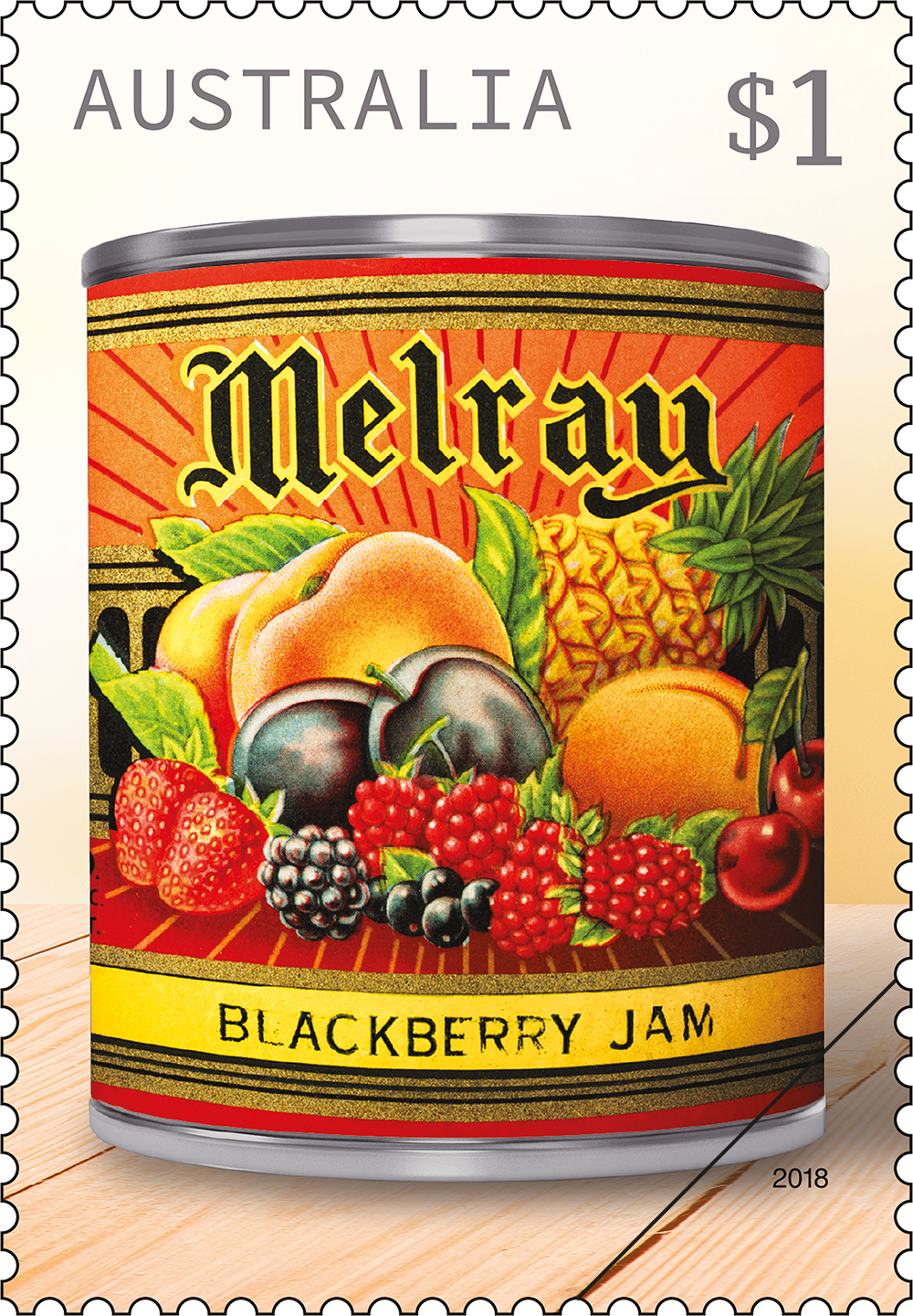 Vintage Jam Labels Melray stamp Melray