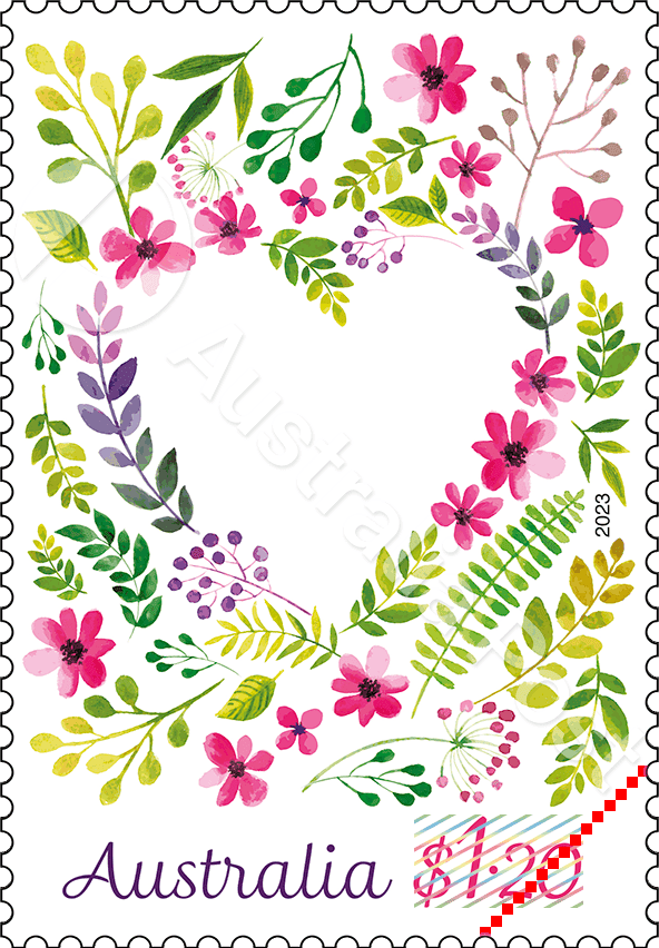 $1.20 Floral Heart