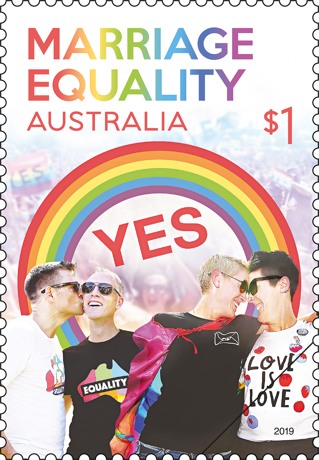 Marriage Equality_stamp_01_400 $1 - Yes