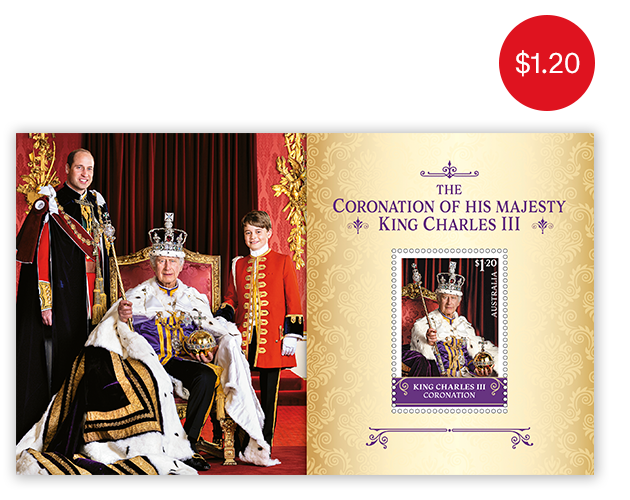 Coronation of King Charles III Minisheet