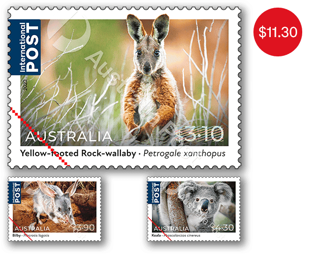 Native Animals 2023 set of stamps