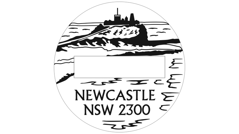 Newcastle NSW 2301 1 Map 2019 postmark