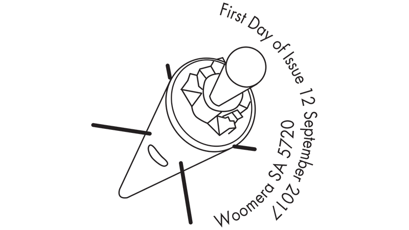 WRESAT postmark 50th Anniversary WRESAT