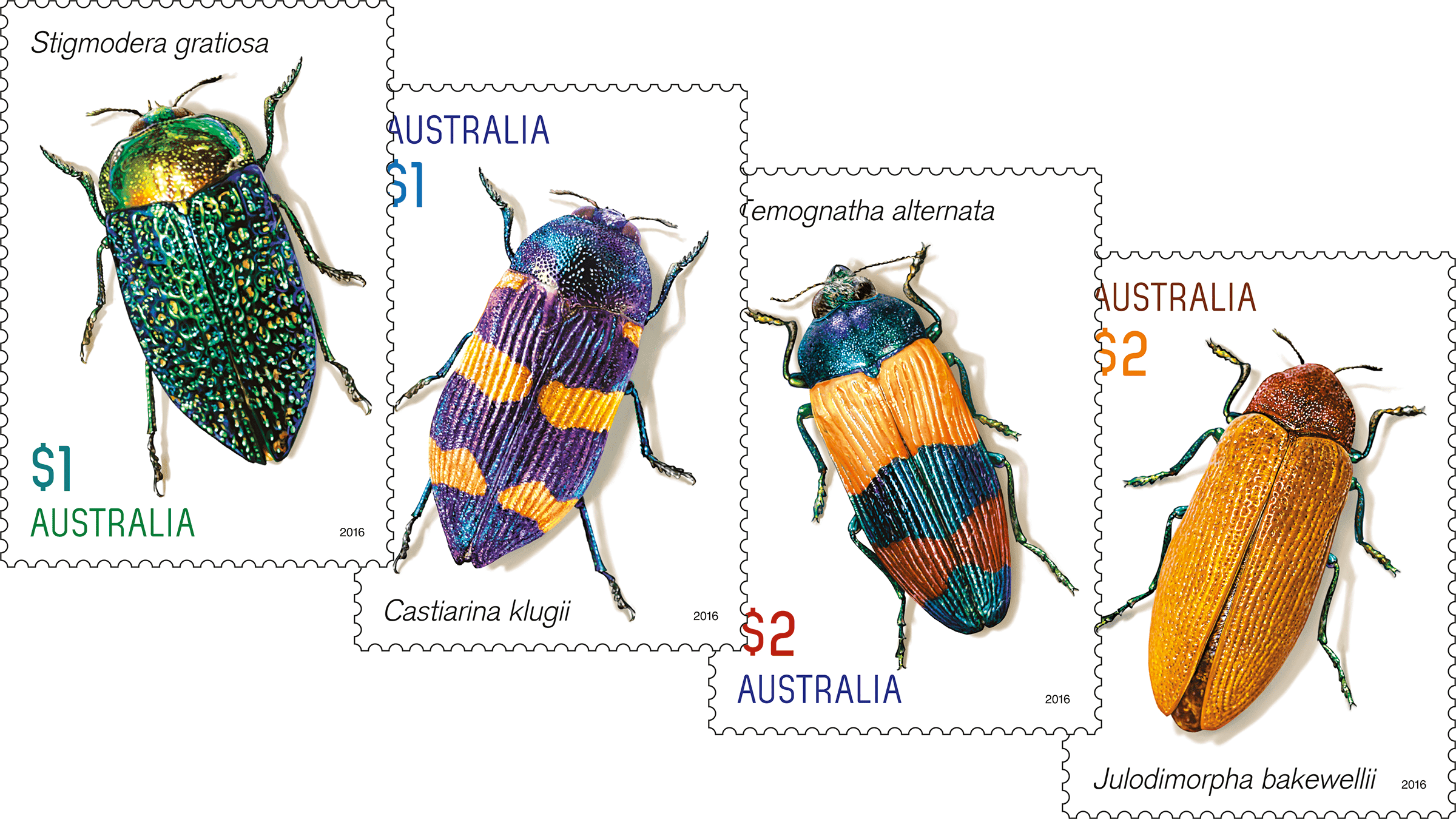 2016 Jewel Beetles stamp issue