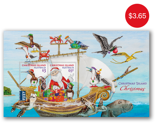 Christmas Island Christmas Minisheet