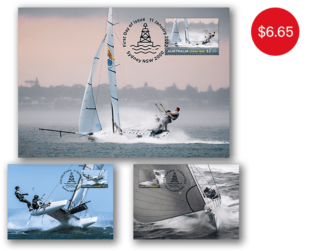 Set of Under Sail Maxicards Set of Under Sail Maxicards