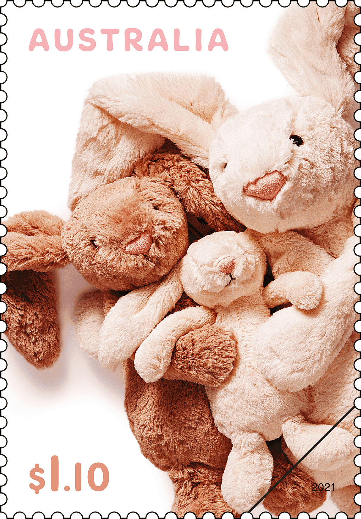 Special_Occasions_2021_stamp_05_400 $1.10 Bunnies