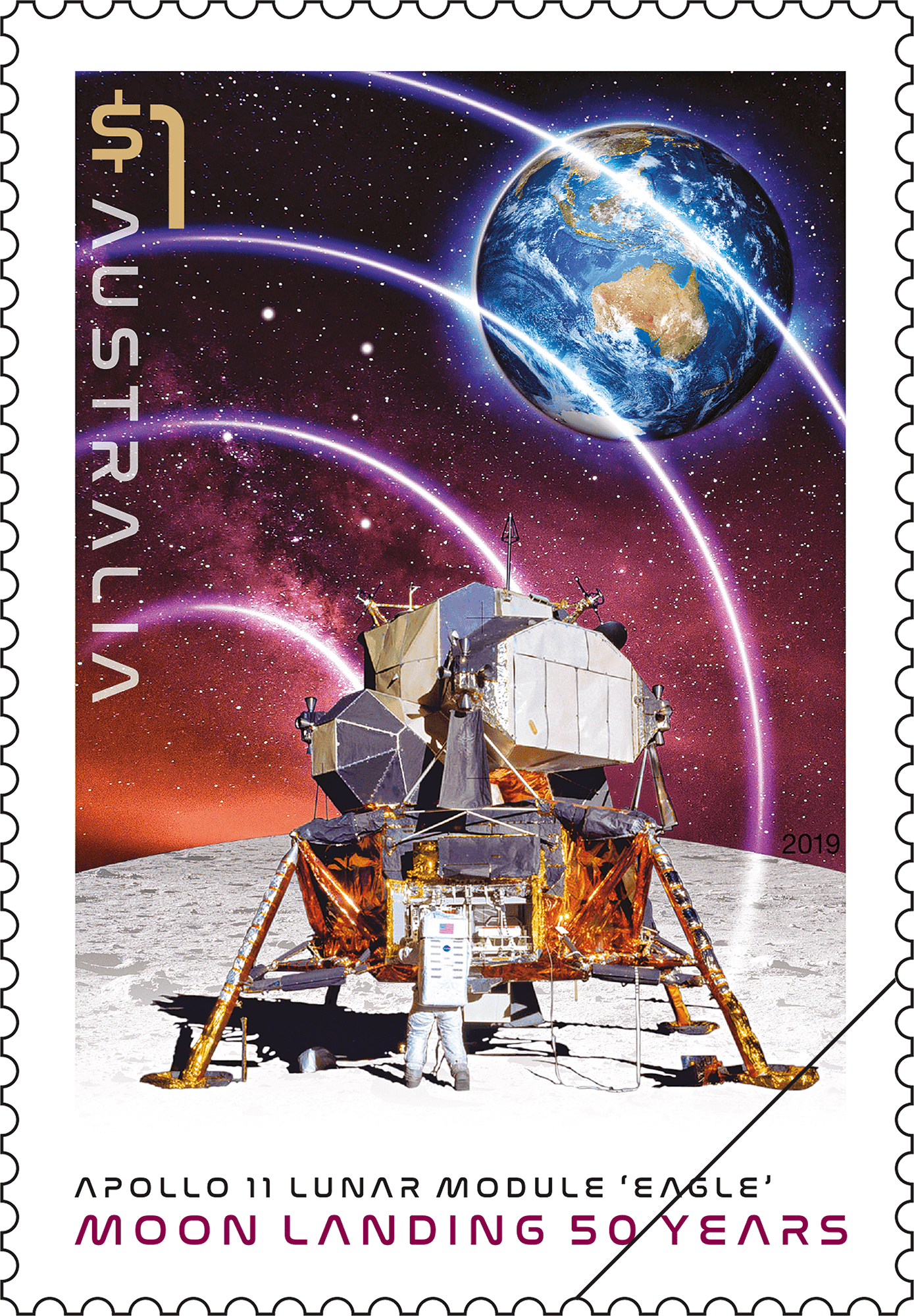 $1 - Apollo 11 lunar module Eagle