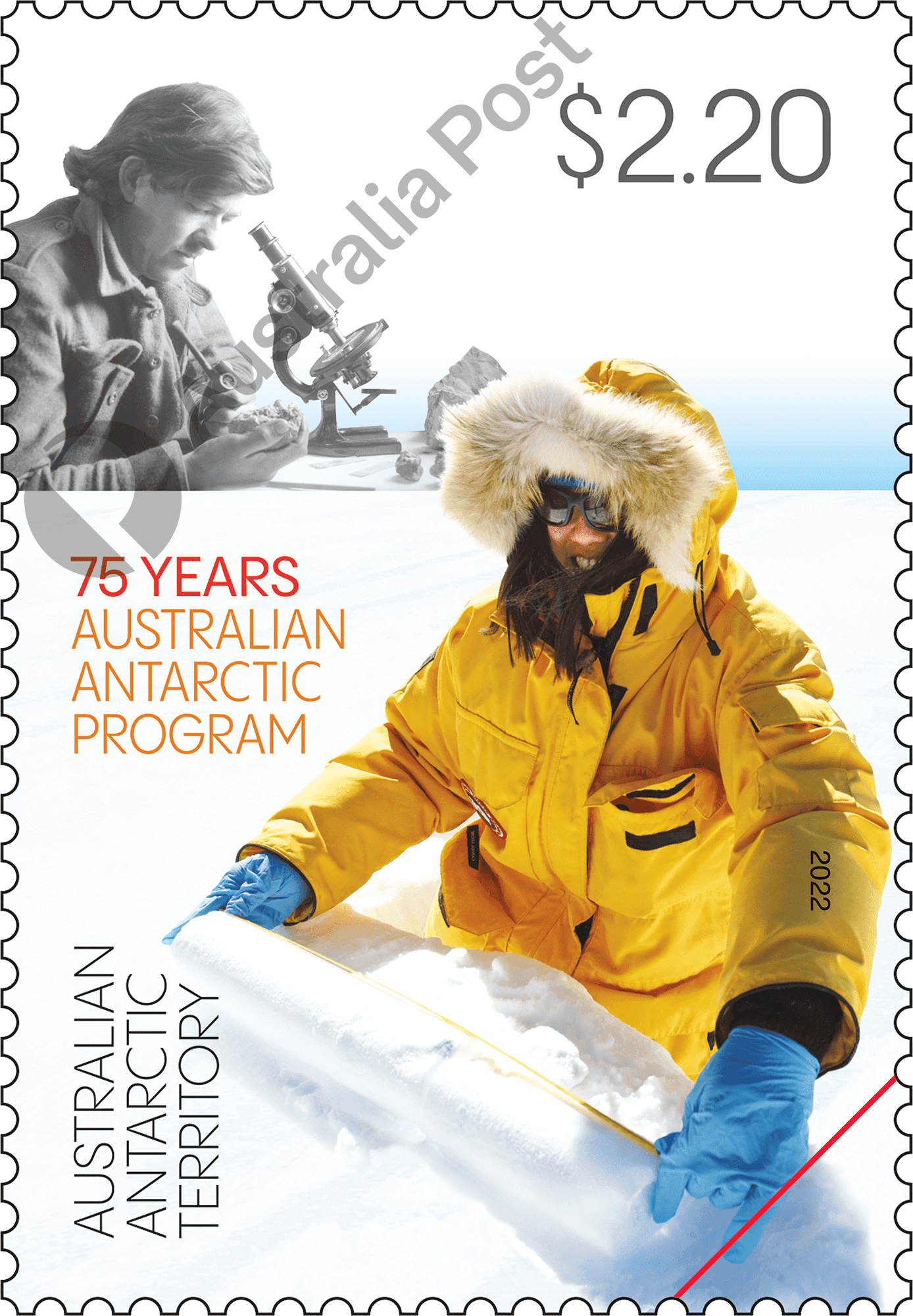 ANARE_75_stamp_03_400 $2.20 Polar science
