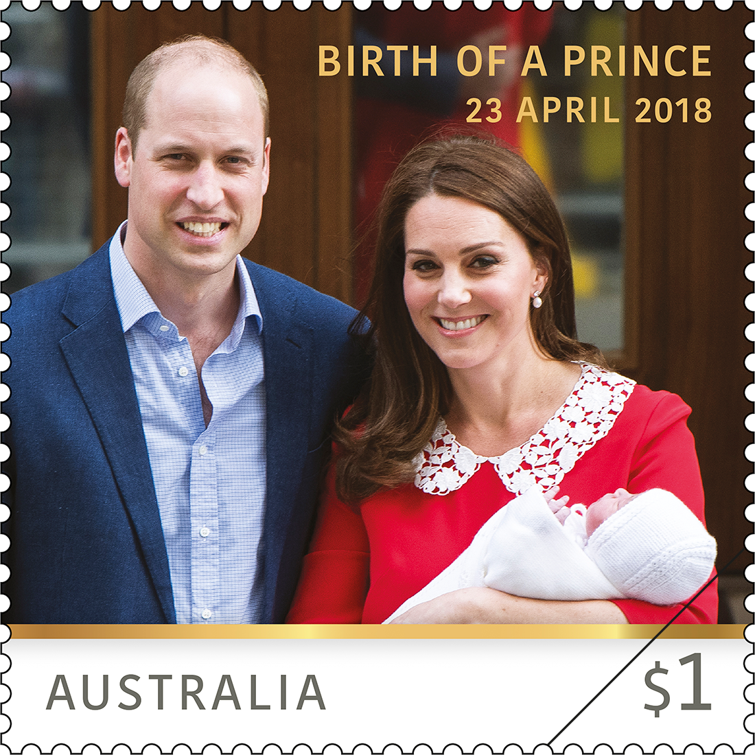 The Birth of HRH Prince Louis of Cambridge stamp  The Birth of HRH Prince Louis of Cambridge