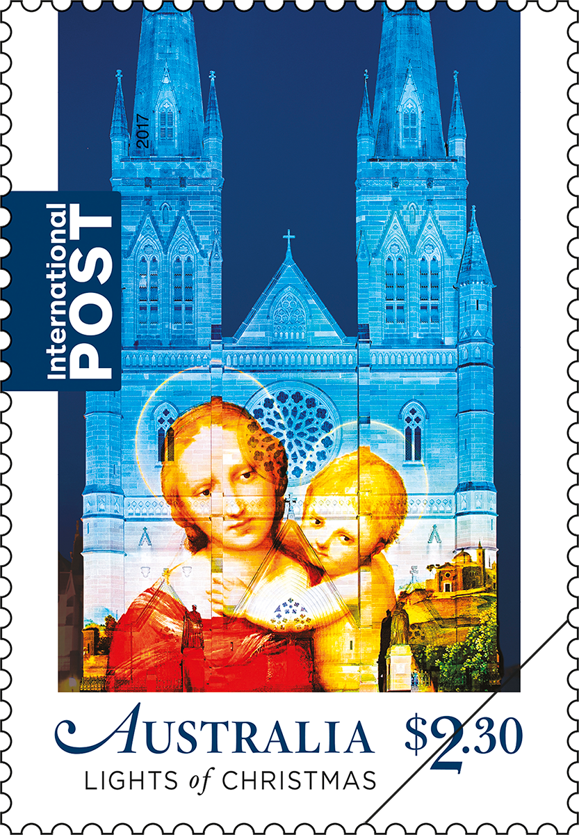 Christmas 2017 Religious $2.30 international stamp $2.30 Small Cowper Madonna