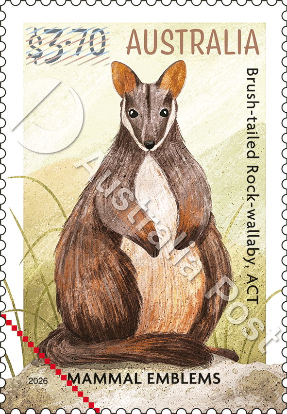$3.70 Brush-tailed Rock-wallaby, ACT