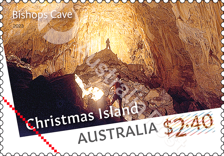 2023_CI_Caves_Stamp_01_400 $2.40 Bishops Cave