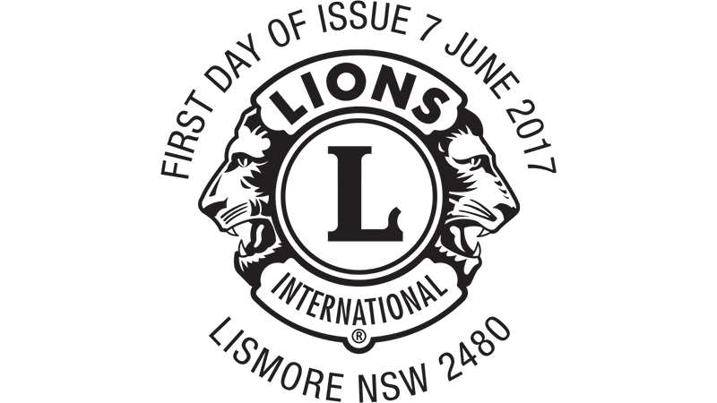 Centenary of Lions Club International postmark Centenary of Lions Clubs International