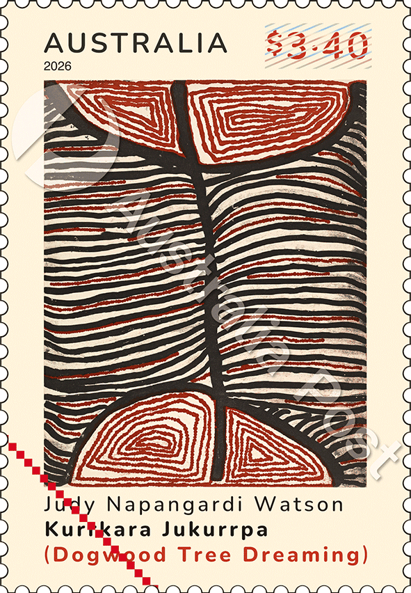 $3.40 Kurrkara Jukurrpa (Dogwood Tree Dreaming)