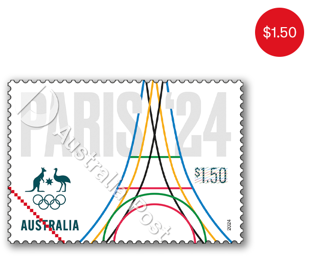 Path to Paris: Paris 2024 Olympic Games Design Stamp